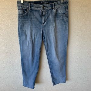 CHICO’S The Platinum Trouser Size 2 Jeans Regular